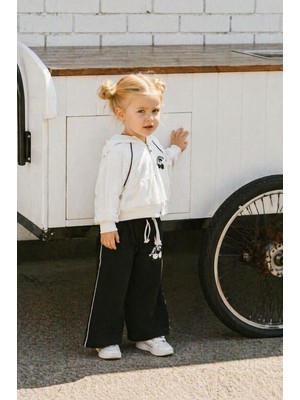 Baby Lory Kids Store Kız Çocuk Kapşonlu Günlük Eşofman Takımı
