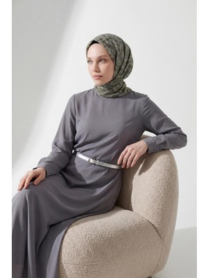 Silk Home Soft Eşarp Retro Mozaik Koyu Yeşil 90X90