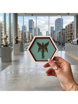 Miawiki Minimalist Melek Silüetli Modern Aksesuar, Yaşam Alanınıza Özel Şık ve Anlamlı Bir Hediye