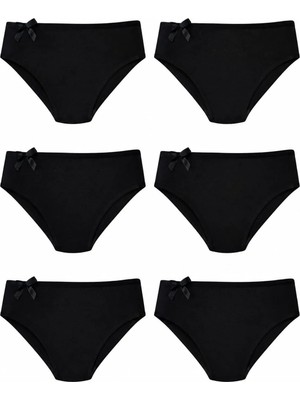 Hepsine Rakip 6lı Kadın Bikini Külot Pamuklu Renkli Ekonomik Rahat