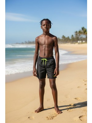 Relax Time Erkek Çocuk Deniz Şortu Lastikli Bel Hızlı Kuruyan Mikro Kumaş