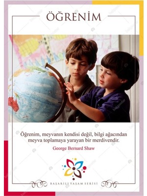 Prime Concept Öğrenim Motivasyon Poster 50X70 cm - Vinil ( Branda )