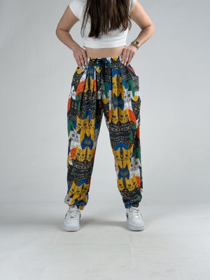Cocopelli Bürümcük Kedili Kadın Jogger Pantolon COC3183