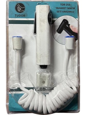 Tudor Taharet Matik Seti– Akordeon Hortumlu, Dayanıklı El Duşu, Duş Askılı Komple Set