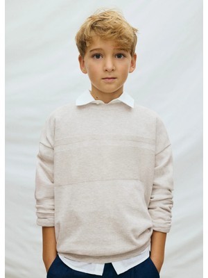 Mayoral Erkek Çocuk Sweatshirt Krem