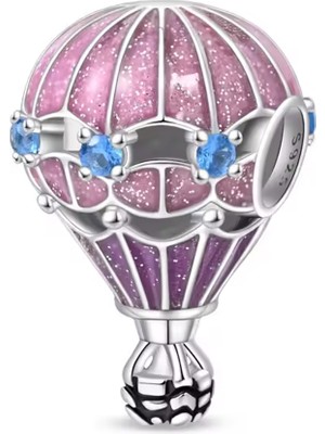 Fubena Taşlı Pembe Sıcak Hava Balonu Charm
