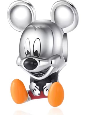 Fubena Turuncu Ayakkabılı Mickey Charm