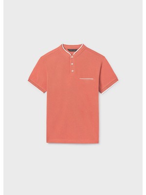 Mayoral Erkek Çocuk Düğmeli Tshirt Turuncu