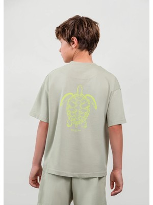 Mayoral Boston Erkek Çocuk Tshirt Bej