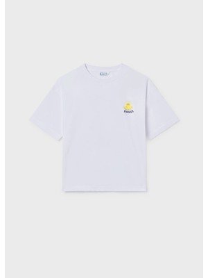 Mayoral Kız Çocuk Tshirt Beyaz