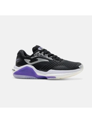 Joma PICKLS2601 Picklet Sert Kort Kadın Tenis ve Pickleball Ayakkabısı Siyah/mor