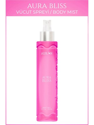 Auran Aura Bliss Kadın Parfümlü Vücut Spreyi 150 ml – Ferahlatıcı ve Çiçeksi Kokulu Gün Boyu Etki