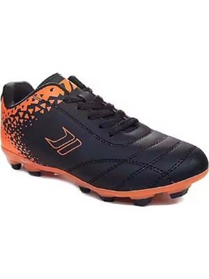 Mergenshoes Hlk Siyah Turuncu Krampon Erkek Futbol Spor Ayakkabı