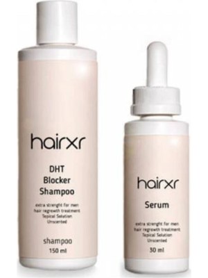 Marka Hologramlı Hairxr Saç Bakım Seti 150ML Şampuan 30ML Saç Serumu