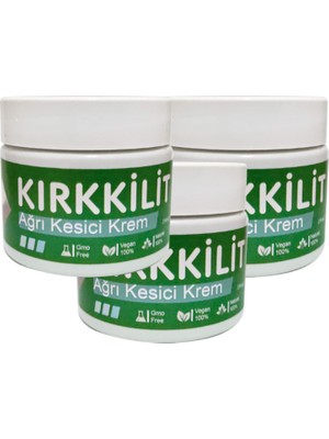 Kırk Kilit Otu A-37 Büyük Boy Heryere Paincream 3ADET 150 ml Agrikremi
