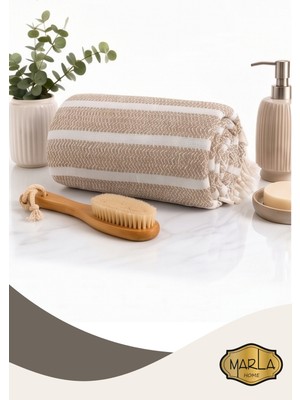 Marla Home %100 Pamuk Dokuma Peştemal Havlu | Plaj & Banyo Havlusu | 100X170 cm