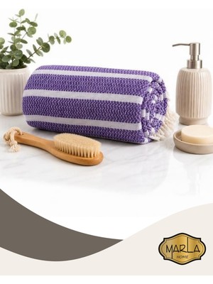 Marla Home %100 Pamuk Dokuma Peştemal Havlu | Plaj & Banyo Havlusu | 100X170 cm