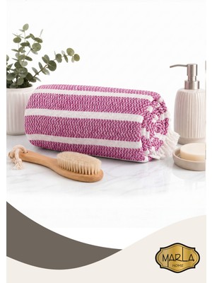 Marla Home %100 Pamuk Dokuma Peştemal Havlu | Plaj & Banyo Havlusu | 100X170 cm