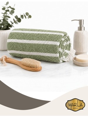 Marla Home %100 Pamuk Dokuma Peştemal Havlu | Plaj & Banyo Havlusu | 100X170 cm