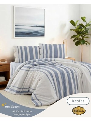 Marla Home %100 Pamuk Çift Kişilik Nevresim Seti | Premium Kalite