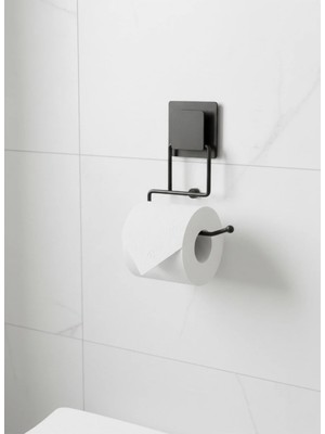 Ntc Metal Eloria Fix Yapışkanlı Wc Kağıtlık – Delmeden Montaj, Güçlü Yapışkan, Paslanmaz Metal