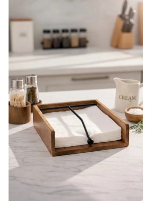 Kitchen Life Modern Akasya Kare Peçetelik