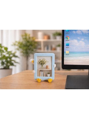Msv Studio 3d Mini Ofis Arkadaşları – Dekoratif Masaüstü Figür-Mini Fotoğraf Çerçeve