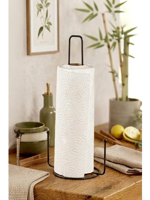 Kitchen Life Paslanmaz Metal Peçetelik-Rulo Kağıt Havluluk 29 cm