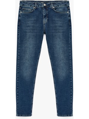 Koton Normal Bel Cepli Pamuklu Skinny Jean Pantolon - Michael Jean