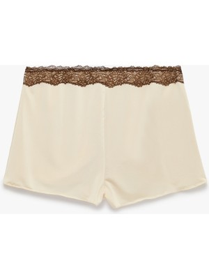 Koton Dantel Detaylı Rahat Kesim Şort Pijama Altı