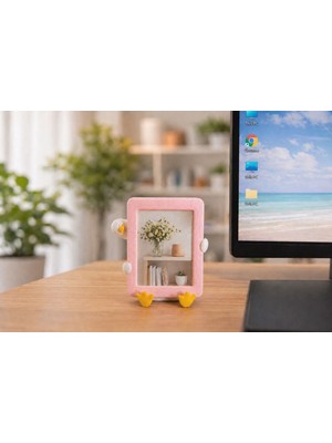 Msv Studio 3d Mini Ofis Arkadaşları – Dekoratif Masaüstü Figür-Mini Fotoğraf Çerçeve (Çerçeve içindeki resimler görsel amaçlıdır)