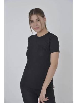 Meks File Cepli Slim Fit T-Shirt - Siyah