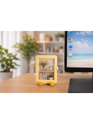 Msv Studio 3d Msv Studio Dekoratif Masaüstü Figür Mini Ofis Arkadaşları PLA Malzemeden Modern Tasarım