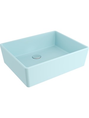 Bocchı Bocchi Milano Çanak Lavabo 50 cm - Mat Buz Mavi̇ - 1215-029-0125