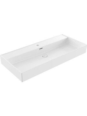 Bocchı Bocchi Milano Lavabo 100 cm - Parlak Beyaz - 1378-001-0126