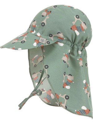 Lassig Flap Hat Uv Korumalı Uzun Şapka Scooter Dog Green