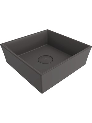 Bocchı Bocchi Vessel Kare Lavabo 38X38 cm - Mat Antrasi̇t - 1173-020-0125