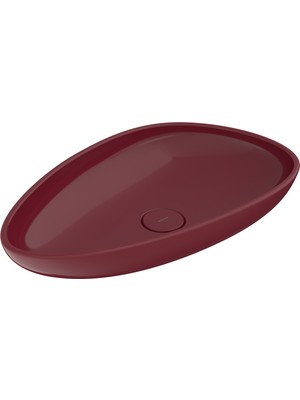 Bocchı Bocchi Etna Çanak Lavabo 58 cm - Parlak Burgonya Bordosu - 1114-072-0125