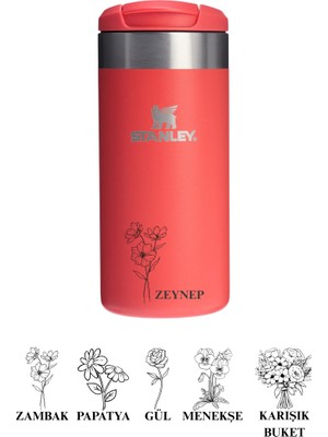 Kişiye Özel Tasarımlı Isimli Stanley The Aerolight Transit Mug  0.35 Lt