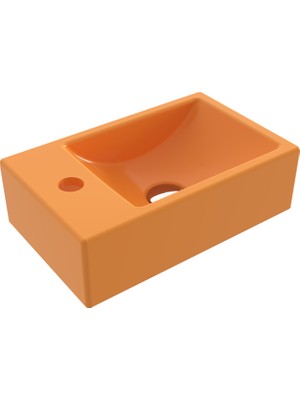 Bocchı Bocchi Milano Dar Sol Lavabo 37 cm - P.mandali̇na Sarisi - 1418-021-0126