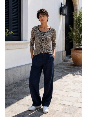 Alexander Gardi Leopar Desenli Bluz
