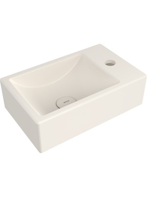 Bocchı Bocchi Milano Dar Sağ Lavabo 37 cm - Parlak Bi̇sküvi̇ - 1419-014-0126