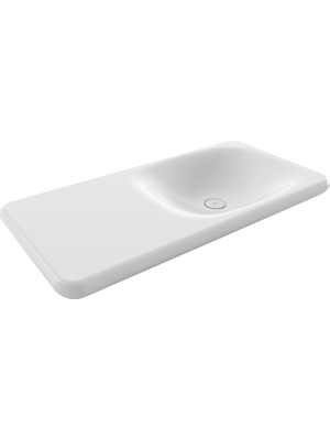 Bocchı Bocchi Fenice Etajerli̇ Lavabo 90 cm -Deli̇ksi̇z -Parlak Beyaz - 1490-001-0125