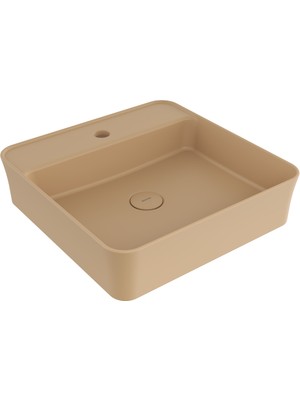 Bocchı Bocchi Sottile Slim Line Batarya Bankli Kare Lavabo 45X45CM. Mat Kaşmi̇r - 1598-011-0126