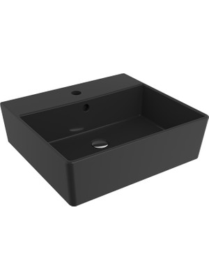 Bocchı Bocchi Milano Lavabo 50 cm - Parlak Si̇yah - 1216-005-0126