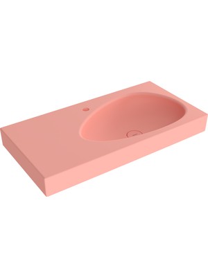 Bocchı Bocchi Etna Etajerli̇ Lavabo 90 cm - Deli̇kli̇ -Mat Somon - 1115-032-0126