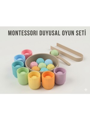 Mibe.co Montessori Duyusal Oyun Seti: Renkleri Keşfet, Becerilerini Geliştir Eğitici Oyuncak