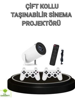 Datatek Bluetooth 5.0 ve Wi-Fi 6 Akıllı 4K Projeksiyon - Lisinya