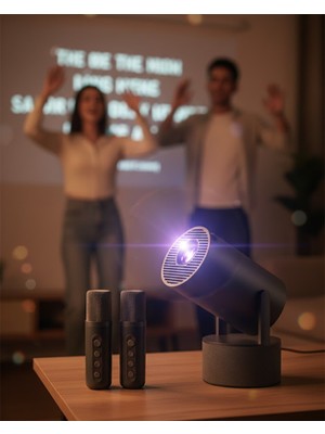 Datatek 1080P Taşınabilir Projeksiyon Wifi Bluetooth Destekli - Lisinya