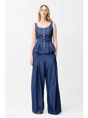 adL  Beli Lastikli Denim Pantolon Lacivert 15346859000